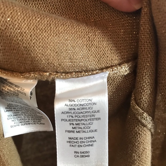 Metallic Gold Dress - Open front or back? - Picture 4 of 4